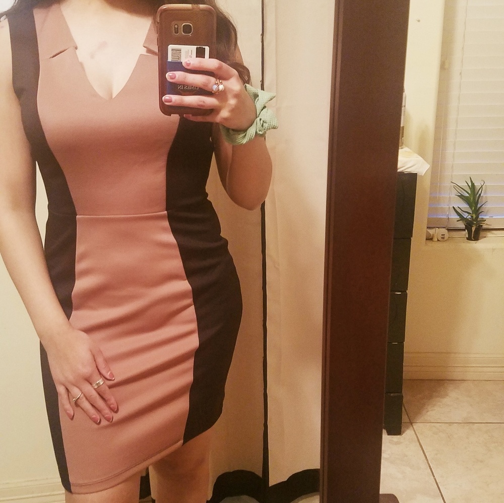 Black/Pink Dress